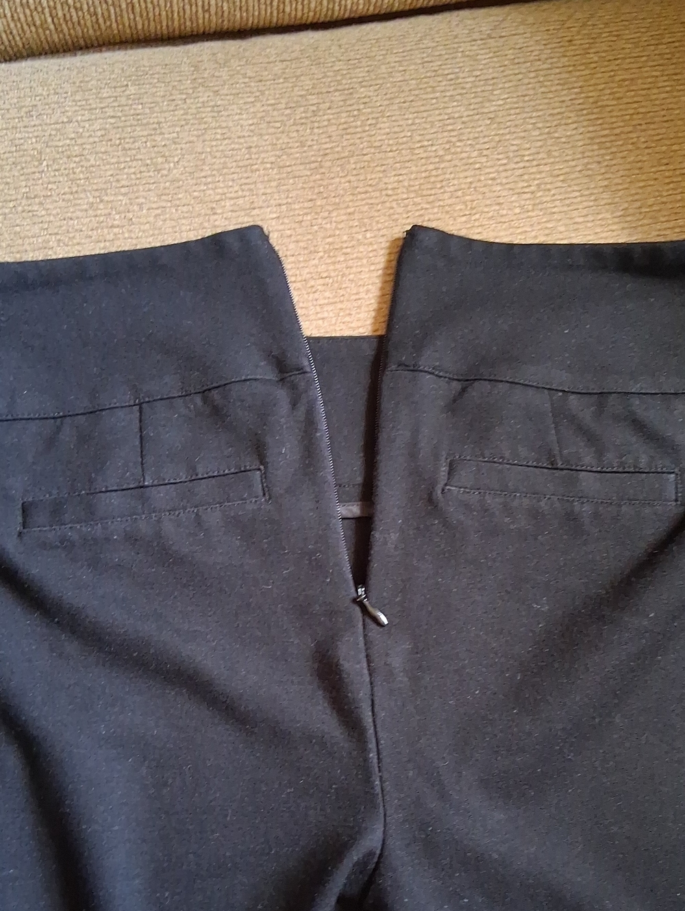 CAbi Black Cropped Knit Flare Pants - Picture 9 of 10